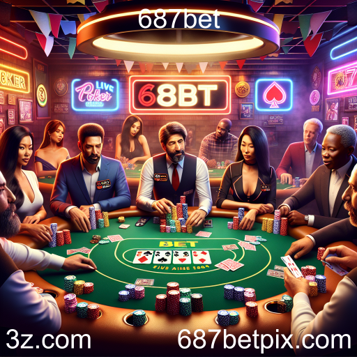 A Experiência do Poker Ao Vivo na 687bet